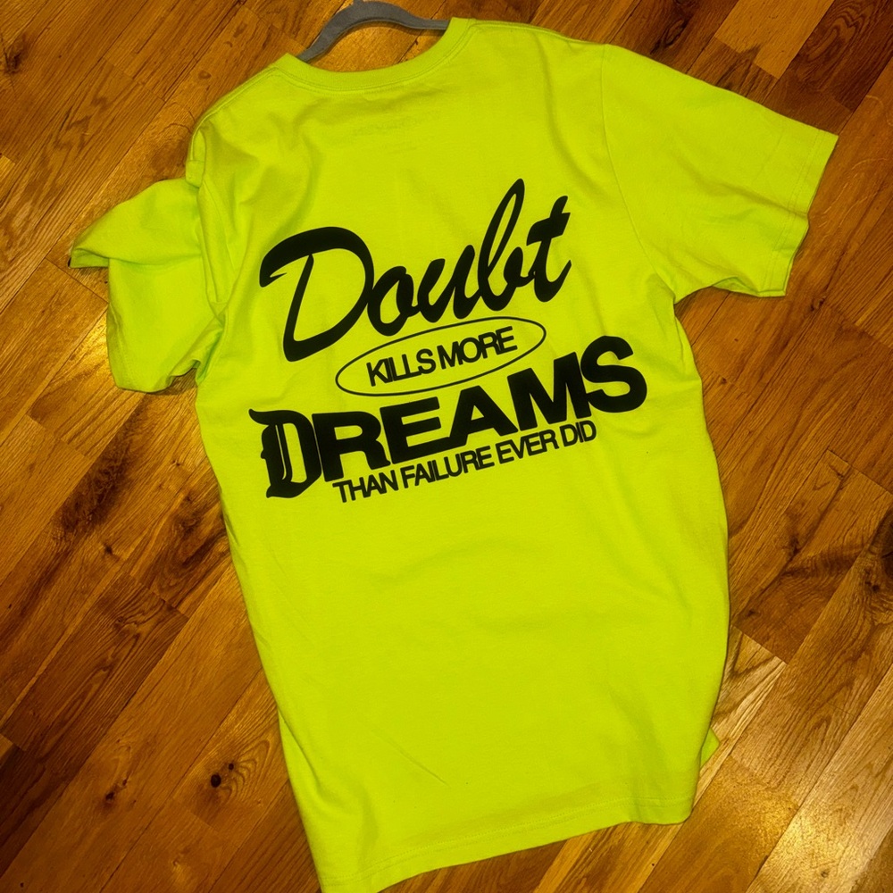 Neon Yellow Graphic Tee🔥